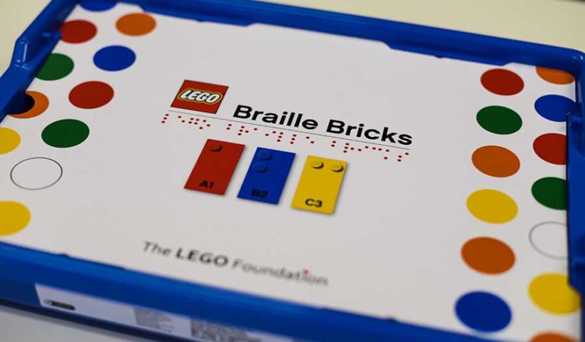 Кубики Lego Braille Bricks